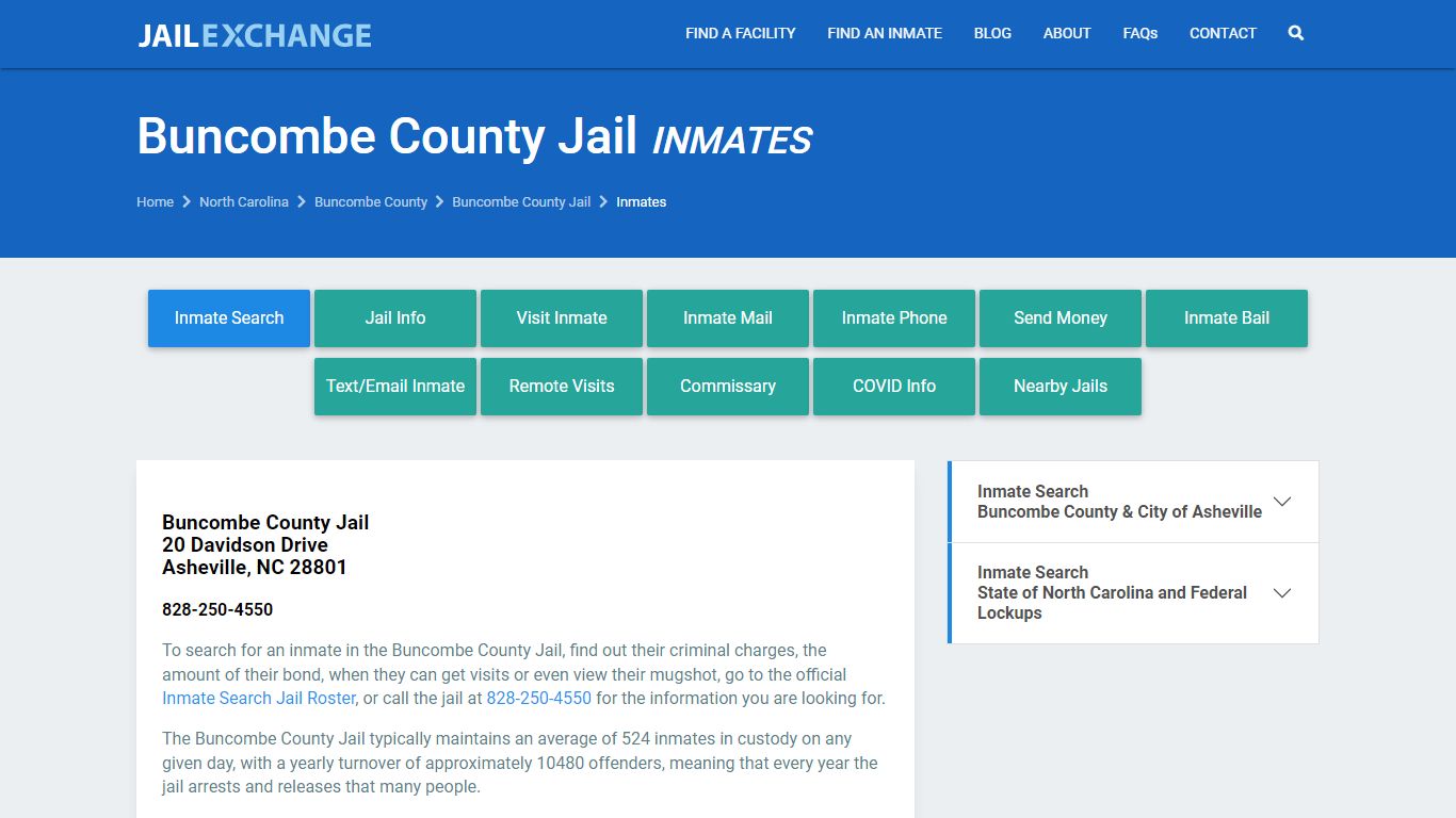 Buncombe County Jail Inmates | Arrests | Mugshots | NC